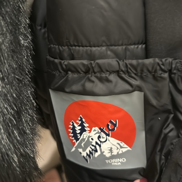 New With Tags Invicta Faux fur black Winter Jacket sz L - Picture 8 of 8